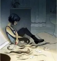 下面四個女生，那個看起來更孤獨配圖
