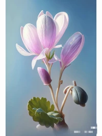 有一種花，叫仙客來，它的花語是:
喜歡可以心動，而愛，一定會心痛。喜歡可以舍得，但愛，
一定舍不得。喜歡是棋逢對手，愛卻是甘拜下風。配圖