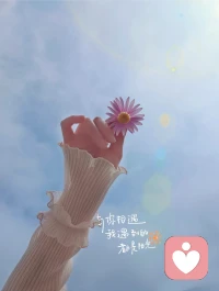 风停在耳边，
嘱咐我爱这个世界。配图