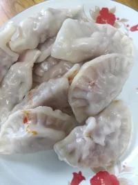 早餐～蒸餃配圖