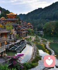 贵林山水是一副美景，果然是如此啊！配图