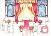 每天忙的不可开交，就是为了，让有情人终成眷属，有一个完美的婚礼……配图