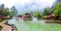 想不開，什么都是事；想得開，也就那么一回事。
心中若有桃花源，何處不是水云間。配圖