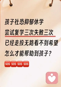 ??孩子休學，復學三次失敗三次，看不到希望??

“孩子休學復學又休學反反復復三次了，把我折騰的精疲力盡，我現在對孩子復學這件事情已經不抱任何幻想了，我只想她能成為一個正常的社會人就好，可她現在完全找不到活著的意義了……我該怎么辦……”

這個媽媽的困惑讓我想起了前段時間一個孩子對我的傾訴:“老師，我現在不敢讓自己好起來，我知道我好起來以后將要面臨的結果就是會被逼回學校。我永遠都做不到媽媽心目中的優秀，她對我的標準隨時都會動態調整的，在她的眼里沒有最好只有更好。我這次敢考個98，下次的標準就變成了100，這種期待壓的我喘不過氣。”
孩子一直活在“權威期待”里，希望自己用優異的成績給父母老師和同學證明自己

一旦做不到就會陷入到自我否定中
孩子抑郁休學躺平了，甚至自殘自S，那這個時候媽媽會意識到只要孩子身心健康比什么都重要，也報了很多的課程，要會無條件接納孩子，看見孩子的情緒，放低對孩子的期待、控制、包辦

可當孩子這些生理上的反應消除以后，媽媽的期待就又發生了變化，希望孩子能盡早回到學校。我們當然相信媽媽對孩子的愛，也相信媽媽在主流價值觀的影響下做出了理智的判斷

媽媽的這種“不得不”源于對孩子未來出路的焦慮，在很多媽媽的認知范圍內，除了高考上大學和職高學技術再無路可走了……

很多孩子會跟媽媽掉入同樣的認知模型中，把自己的學業跟自己的未來掛鉤，在跟媽媽媽媽看來這是人生的唯一正確路徑，因為大家都這么做。

雖然一直強調不是所有的孩子都適合這種體制內的教育，如開始所說孩子已經盡力去回到學校積極自救，可就是做不到，這種情況下如何能幫助孩子找到她自己接納認可的道路而父母又能真正的支持到孩子呢?配圖