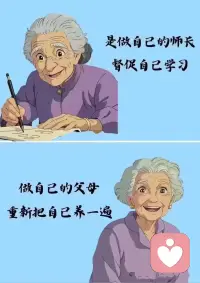 年輕的時候總以為自己會死在自己的夢想和熱愛里，年長后才發覺，便身羅綺者并非養蠶人，
年紀越大越容易妥協，反而不是越有能力說拒絕。配圖