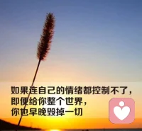 不會控制情緒，別人就會控制你，就等于您把自己情緒的開關送到了對方的手上。你能夠成功的控制自己的情緒，事實上你就能掌控他人的情緒配圖