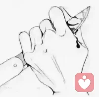 仇恨是的劍柄向外，你以為可以傷害到別人，其實只能傷害到自己！配圖