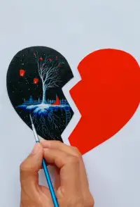 我們都是被分成兩半的人，一邊熱愛生活一邊憎惡生活配圖