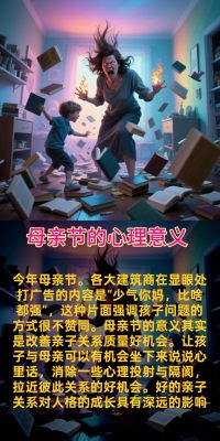 母亲节的意义。配图
