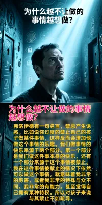 为啥越不让做的事情越想去做？