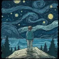 林語堂講過這樣一段話：孤獨這兩個字拆開來看，有孩童，有瓜果，有小犬，有蚊蠅，足以撐起一個盛夏傍晚間的巷子口，人情味十足。稚兒擎瓜柳棚下，細犬逐蝶窄巷中，人間繁華多笑語，惟我空余兩鬢風。孩童水果貓狗飛蠅當然熱鬧，可都和你無關，這就叫孤獨。配圖