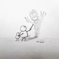 【看待】
經常聽到人說，容易看到別人做事背后的私心動機，這種心態導致和人有隔閡。也容易看到別人不好的一面，尤其厭惡他人身上和自己相同的部分。那么該如何與人很好的聯結呢？少看缺點，多看優點。看到缺點能夠接受，忽略不計。看到優點，多感恩與學習。配圖