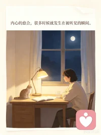 内心的愈合，很多时候就发生在被听见的瞬间配图