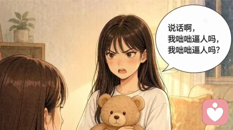 孩子咄咄逼人,是她希望你能接住她