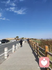 忙里偷閑，出來旅游。配圖