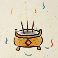 正月初五，迎財神。
   一愿風生水起，二愿家宅盈禧，  
   三愿歲月風平，五路財星常臨。  
   衣襟帶花，人間煙火皆是財緣。
新一年，愿我們“財”華橫溢，接財接到手軟！配圖