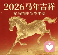 新年快乐！丙午马年，不必急着奔跑，允许自己按舒服的节奏前行。您的每一步，哪怕是停顿，都有意义。愿您被世界温柔以待，更愿您温柔待己，照顾好自己。