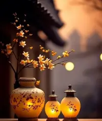 一憂一喜皆心火，一榮一枯皆眼塵， 靜心看透炎涼事，千古不做夢里人。配圖
