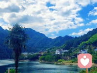 一縷輕煙起, 水鄉入夢來。配圖