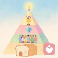 🌱 人的需求是有层次的：马斯洛需求层次理论告诉你，先吃饱才能谈理想。#基础心理学