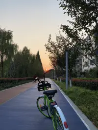 人生就是一段美妙的骑行之旅，上坡时加加油，使使劲，努努力，下坡时如丝般顺滑，遇红灯时歇一歇，绿灯亮起，继续出发。感受那个努力的自己，也享受丝般顺滑的过程。
今天天气很好，适合骑行。