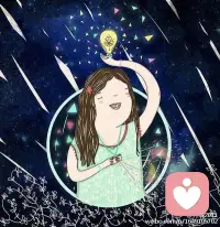 夜，不怕深，只要无怨也无悔。配图