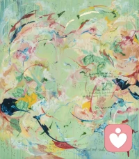 英國藝術家米凱拉·耶爾伍德-丹將植物的局部解構重組，以更為抽象的筆觸和漩渦式的構圖展現出來，畫中的符號和文字吸引觀眾進入一個生動的，充滿矛盾、戲劇和沉思的幻想世界。配圖