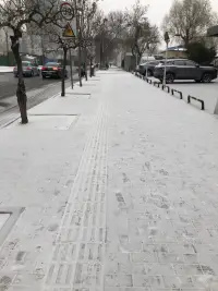 如果你感覺壓力大，會選擇什么方式來自我調整？
一個人在雪中漫步可以引發很多思考。配圖