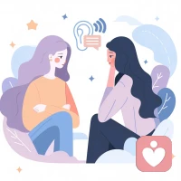 傾聽不僅是聽別人說話，更是理解他們內心的感受。當你全神貫注地聽對方講話時，你傳遞的是尊重與關心??#有效溝通 #傾聽的力量配圖