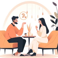傾聽不僅僅是聽別人說話，更是理解他們內心的感受，全神貫注地聽對方講話，傳遞的是尊重與關心。#有效溝通 #傾聽的力量配圖