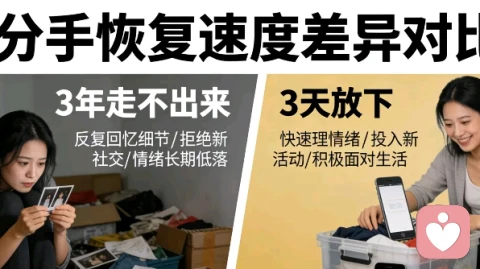 同样是分手,为什么有的人三年放不下?为什么有的人三天走出来?
