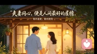 夫妻同心，便是人间最好的屋檐！