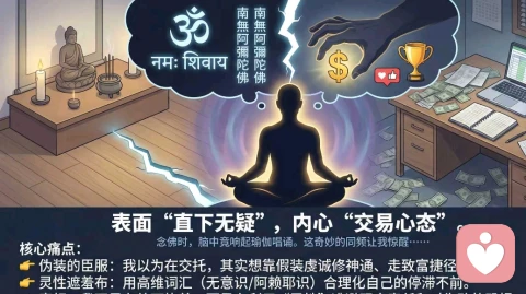 扒开“虔诚”的外衣：我是真的在“臣服”？还是在走致富捷径？