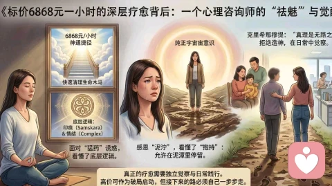 标价6868元一小时的深层疗愈背后:一个心理咨询师的“祛魅”与觉醒
