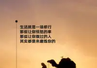 生活， 一半是回憶， 一半是繼續。 把所有的不快給昨天， 把所有的希望給明天， 把所有的努力給今天。配圖