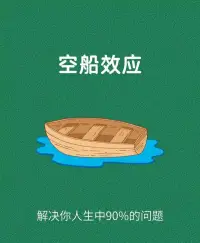 用“空船心態(tài)”去面對(duì)生活
90%的問題都會(huì)迎刃而解了配圖