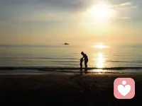 剛上幼兒園的孩子，每天去幼兒園之前會給媽媽磨磨蹭蹭說自己不想去幼兒園，但是見到老師之后又會很快樂的走到老師身邊，牽住老師的手，然后回頭看看媽媽。這個時候孩子的內(nèi)心會覺得這個過程是對媽媽的背叛，但也是他成長的需求，他的內(nèi)心會有愧疚。他需要用這樣的動作向媽媽表忠心。他想對媽媽說：“媽媽，不管怎么樣我都很愛你，不管我的生命出現(xiàn)過多少其他人，你都是我最愛的人”。但小小的年齡又無法完整的表達這些想法。這個時候媽媽可以幫助孩子把這部分情緒表達出來：“寶寶，你是不是想要告訴媽媽，你很愛媽媽呀。”當(dāng)孩子的情緒被接納了，他的愧疚就放下了，而媽媽因為這樣被孩子愛著，內(nèi)心也充滿了幸福感。而不是陪著孩子一起哭泣，來增加孩子的內(nèi)疚感。這是媽媽需要成長的部分。配圖