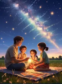 散步偶遇彎彎月牙，路燈把光拉成絲線，裹著夜色，把生活的小美好，說給愿意聽的人聽??