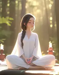 早安，冥想练习开始！配图