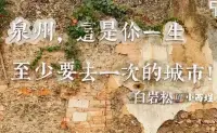 一個城市的火爆一定有她的理由，也必有她的過人之處，有人說由于白巖松的那句：如果一生選擇一個地方去旅行，那一定是泉州！

由于趙麗穎拍的簪花女的照片：今生簪花，來世漂亮，讓近幾年泉州成了網紅爆款，但是我想說咱家鄉泉州的魅力絕對不是他們帶動的，這座城市的魅力絕對是由內而外的，讓來過的人口口相傳的。配圖