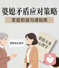 🌹婆婆为难儿媳，不是恨你，是她不懂正确爱儿子


从家庭心理学视角看，婆婆对儿媳的刁难，多源于自身分离焦虑与边界感缺失。

她将儿媳视为情感入侵者，用控制与挑剔维系安全感，本质是未学会成熟、得体地爱儿子。

长期陷入这类矛盾，儿媳极易自我内耗、情绪压抑。

单纯忍让或对抗都难以从根源解决问题，反而会加重心理负担。

当自我调节无效、内心持续痛苦时，及时寻求心理咨询、家庭关系指导等专业帮助，能更清晰地梳理关系本质，建立合理边界，减少内耗，守护好自己的情绪与小家庭的安稳。配图