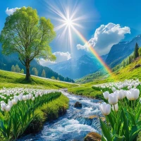 長時(shí)間的仰望他人，
不如把目光放在自己身上。

把仰望他們的時(shí)間用來提升自己，將自己活成一棵樹，努力向下扎根，也奮力向上生長，才能活出了令人欣賞的模樣。配圖