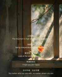 很喜歡的一段話:人生并沒有絕對的絕境。

很多時候，取決于自己的態度，

當我們真的把它當成無法跨越的坎時，那么我們已經輸了一大半;

如果我們選擇勇敢面對，那么zui終勝利的一定會是自己。

#我會被文字打動
#努力成為更好的自配圖