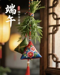 ??端午安康呀～
愿您今天：

? 粽香裹住煩惱，艾草掛來好運
? 家人相伴左右，生活“粽”是順遂
早安！

記得吃口甜糯的粽子，開啟活力滿滿的一天～?配圖