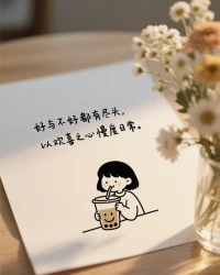 能治愈你的只有你自己

       慢一点也没关系，蜗牛爬上藤蔓时，
也能看到更高的风景。

时间愿意等待，那些认真生长的人。

早呀🌱
