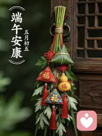 端午安康
清风拂艾草，粽香漫寻常。

系好五彩绳，藏住一整年的平安期许。

愿家人无疾无忧，日子温柔绵长，岁岁皆安稳。
