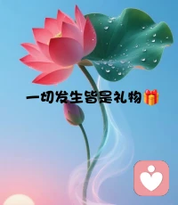一切发生皆是礼物🎁
顺境是馈赠，逆境是修行。

不必纠结过往得失，所有遇见与经历，都在悄悄塑造更通透的自己。

接纳所有际遇，心怀感恩，慢慢往前走。
