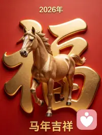 祝福所有老师及所有的来访朋友：
新年快乐，马到功成。配图