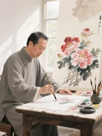 語言不是描述現(xiàn)實，而是創(chuàng)造現(xiàn)實體驗

中國有一位著名的國畫畫家俞仲林，擅長畫牡丹。 有一次，某人慕名買了一幅他親手所繪的牡丹，回去以后，很高興地掛在客廳里。
此人的一位朋友看到了，大呼不吉利，因為這朵花沒有畫完全，缺了一部分，而牡丹代表富貴，缺了一角，豈不是“富貴不全”嗎？
此人一看也大為吃驚，認為牡丹缺了一邊總是不妥，拿回去預備請俞仲林重畫一幅。俞氏聽了他的理由，靈機一動，告訴這個買主，牡丹代表富貴，所以缺了一邊，不就是“富貴無邊”嗎？
那人聽了俞氏的解釋，高高興興地捧著畫回去了。
 
俞仲林的做法簡直是教科書級的認知行為療法(CBT)示范:不改變客觀事實——畫作殘缺，而是改變對事實的解釋框架。這比直接重畫更智慧，既保住藝術完整性，又讓買主體驗到思維升級的快感。
 
朋友代表傳統(tǒng)的“完形思維”——追求完整=吉利，畫家展現(xiàn)“留白思維”——殘缺=可能性。就像心理學中“缺陷關注”與“成長思維”的對比，其實映射了兩種人生范式:
有限思維:問題導向，恐懼損失
無限思維:機會導向，擁抱變化
 
當孩子考砸時說“我還有35分進步空間”而非“不及格”；當失業(yè)時想“解鎖新可能”而非“失去保障”。那些最擅長把“不全”變成“無邊”的人，往往擁有最強心理免疫力。配圖