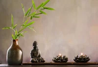 每個(gè)人都或遠(yuǎn)或近是
    另一個(gè)人生命中的一部分，
    持續(xù)的修行使你安靜而敏銳，
    不僅更能欣賞一個(gè)人的好，
    也更能覺察他身上的局限，
    并因此悲憫疼惜，
    你知道他因局限而煩惱受苦，
    不自知不自由；

    每個(gè)人都或遠(yuǎn)或近是
    另一個(gè)人生命的一部分，
    他的局限也是你的局限，
    他的苦也存在于你的生命中，
    而你的清凈會(huì)給他帶來清涼，
    你的精進(jìn)的修行
    也能指向他的幸福和自由。
                                       ————  希阿榮博堪布配圖